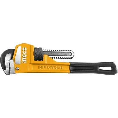 INGCO 10 inch(250mm) Pipe Wrench, Carbon Steel Material With 34 mm Max. Clamping Diameter (HPW0810)